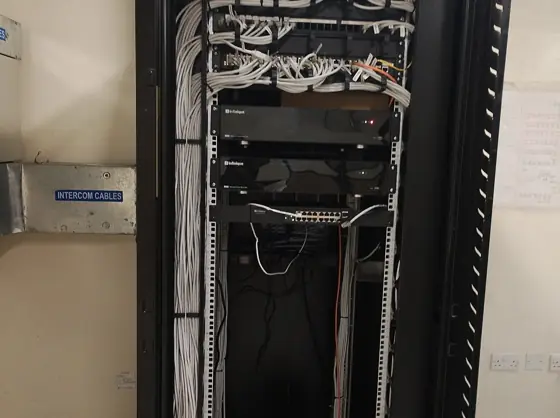 Network room · recorders + UPS