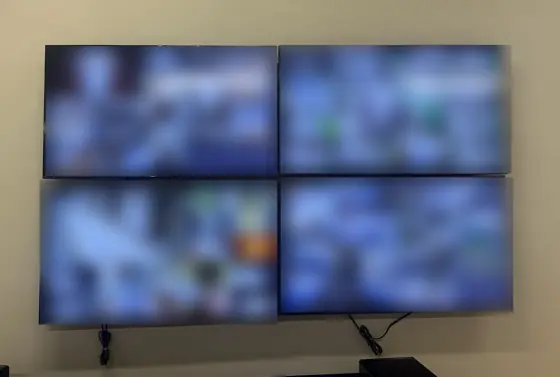 Control-room video wall